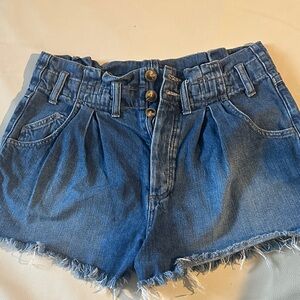Free People We the Free Jean Shorts